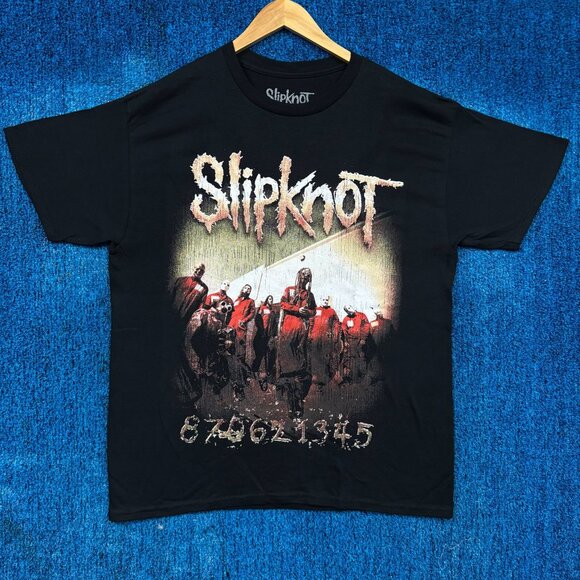Slipknot Here Comes the Pain Tour Heavy Metal Band Tee L - Picture 1 of 4